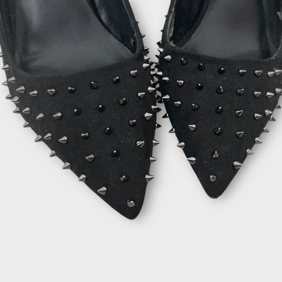 Steve Madden Stiletto Heels Sz 10 Spike Detail Goth Edgy Cocktail Night Out - Picture 6 of 8